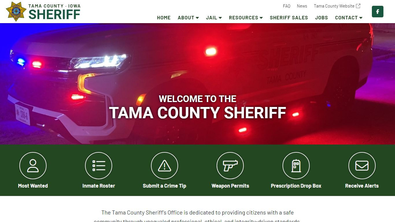 Sheriff - Tama County, Iowa